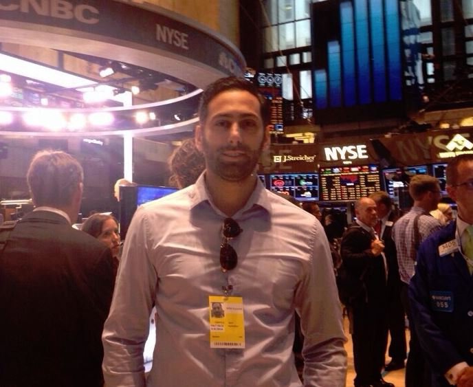 Guy Gentile at the NYSE — professional day trader and The Stock Operator